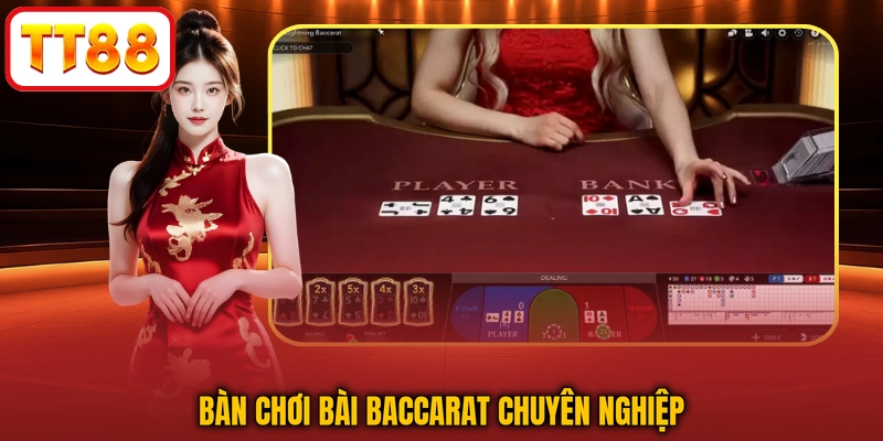 Bàn chơi bài baccarat chuyên nghiệp