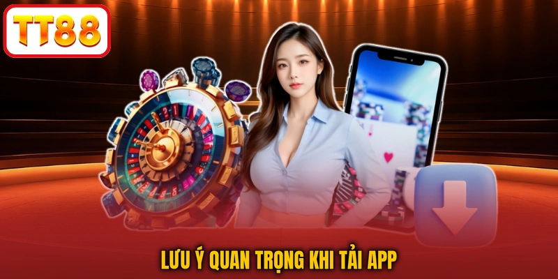 Lưu ý quan trọng khi Tải app