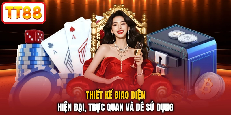 Thiết kế giao diện hiện đại, trực quan và dễ sử dụng